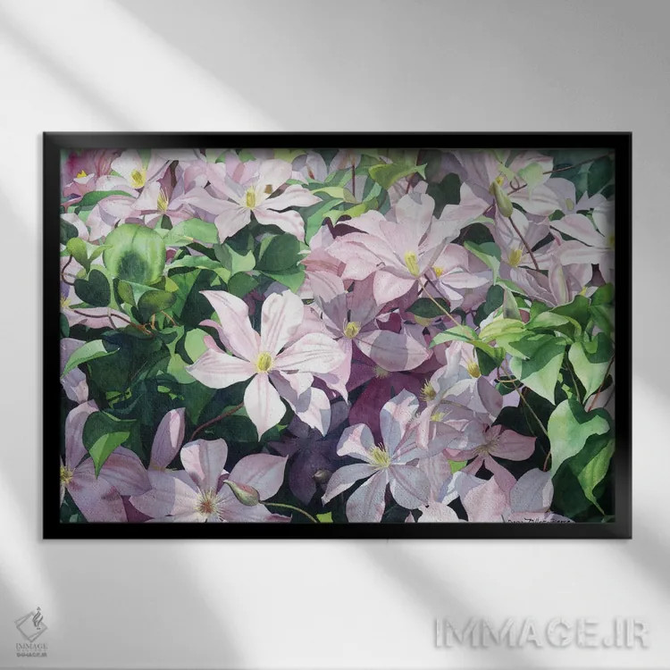 تابلو شروع IV اثر دیانا میلر-پیرس - نمای قابدار مشکی