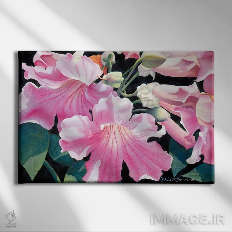 تابلو خیال دوشیزه اثر دیانا میلر-پیرس - نمای روبهرو روی دیوار