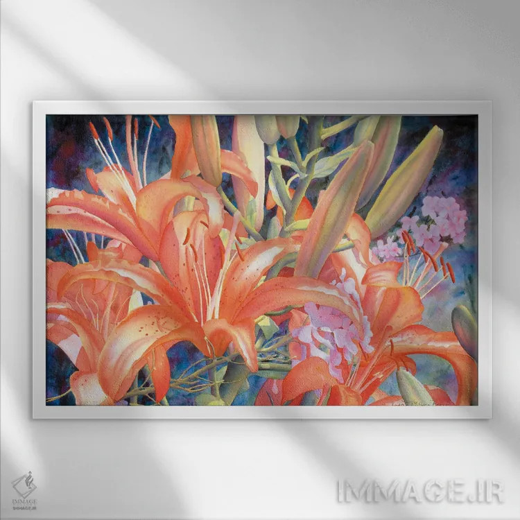 تابلو جشن اثر دیانا میلر-پیرس - نمای قابدار سفید