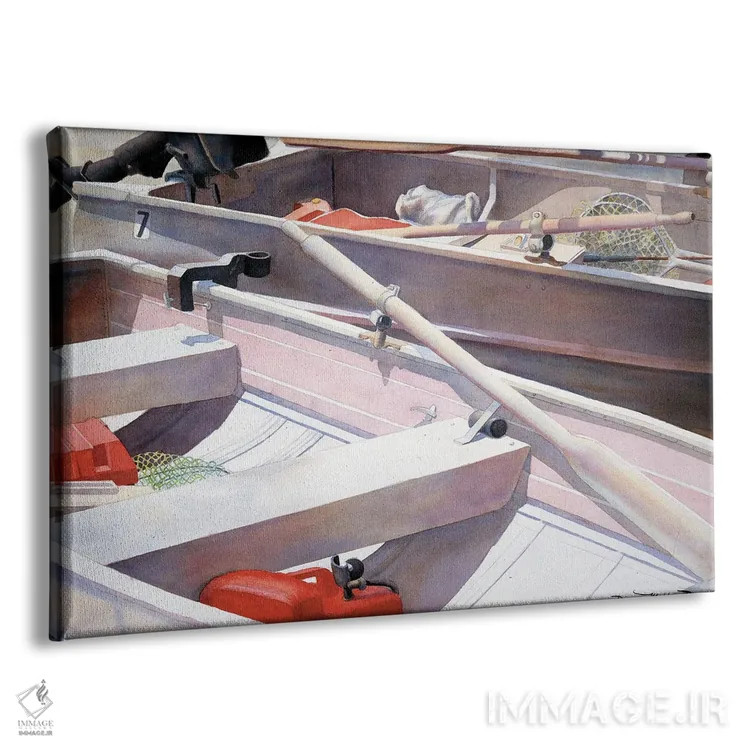 تابلو برای ناهار داخل - قایق اثر دیانا میلر-پیرس - نمای پرسپکتیو محصول