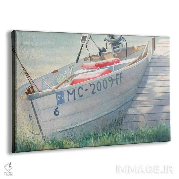 تابلو دوست دارم ماهیگیری کنم اثر دیانا میلر-پیرس - نمای پرسپکتیو محصول