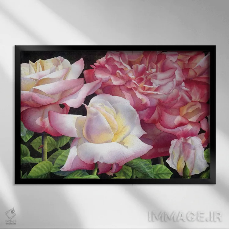 تابلو از آغاز تا پایان اثر دیانا میلر-پیرس - نمای قابدار مشکی