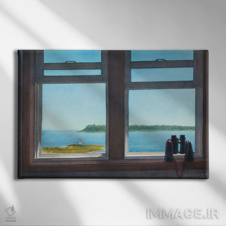 تابلو دیدگاه تماشاگر اثر دیانا میلر-پیرس - نمای روبهرو روی دیوار