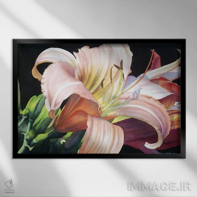 تابلو پیشگام اثر دیانا میلر-پیرس - نمای قابدار مشکی