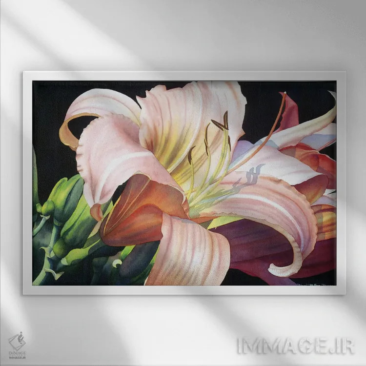 تابلو پیشگام اثر دیانا میلر-پیرس - نمای قابدار سفید