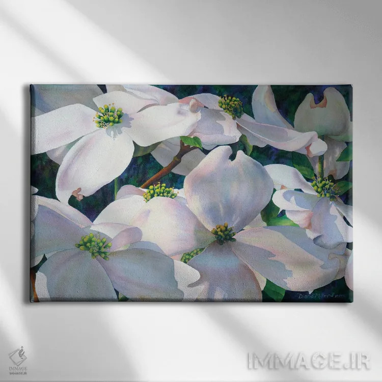 تابلو مدراتو (اصطلاح موسیقی) اثر دیانا میلر-پیرس - نمای روبهرو روی دیوار