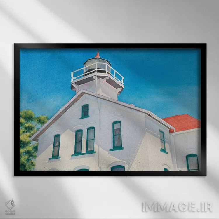 تابلو نگهبان نور اثر دیانا میلر-پیرس - نمای قابدار مشکی