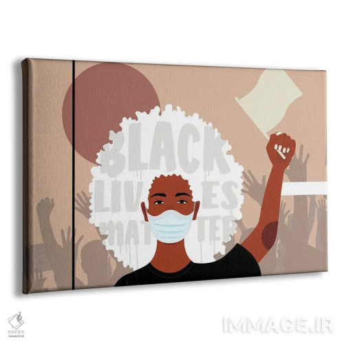 تابلو اعتراض یک اثر دومونیک براون - نمای پرسپکتیو محصول