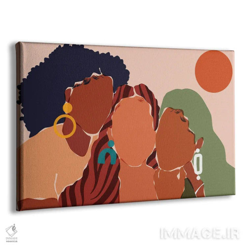 تابلو خواهرانه اثر دومونیک براون - نمای پرسپکتیو محصول