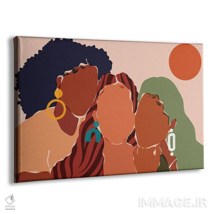 تابلو خواهرانه اثر دومونیک براون - نمای پرسپکتیو محصول