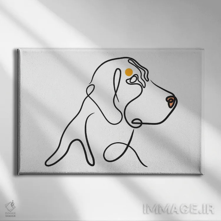 تابلو رُوِر (نام/وسیله) اثر دومونیک براون - نمای روبهرو روی دیوار