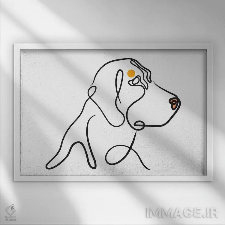 تابلو رُوِر (نام/وسیله) اثر دومونیک براون - نمای قابدار سفید