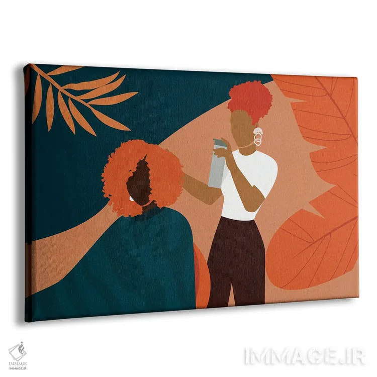 تابلو سالن شماره ۱ اثر دومونیک براون - نمای پرسپکتیو محصول