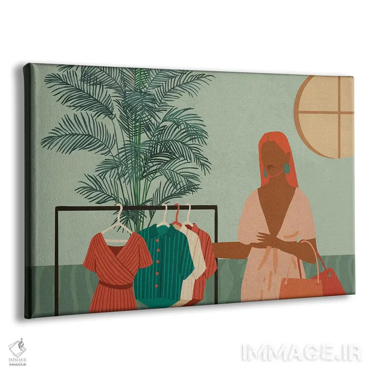 تابلو خرید درمانی شماره ۱ اثر دومونیک براون - نمای پرسپکتیو محصول