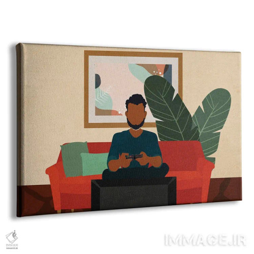 تابلو در خانه بمان شماره ۶ اثر دومونیک براون - نمای پرسپکتیو محصول