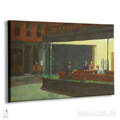 تابلو شبگردها (نسخه دیجیتالی شده) اثر فایو بای فایو کالکتیو - نمای پرسپکتیو محصول