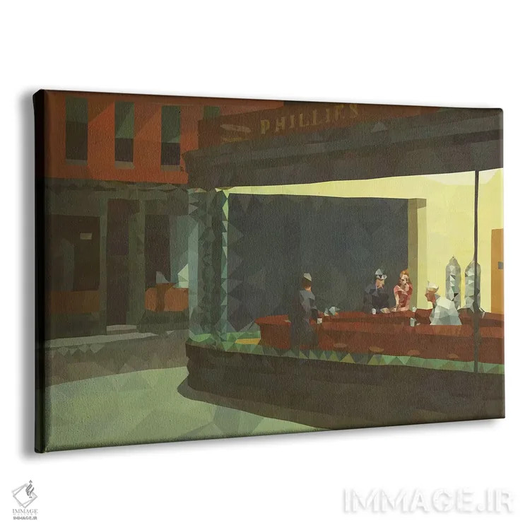 تابلو شبگردها (نسخه دیجیتالی شده) اثر فایو بای فایو کالکتیو - نمای پرسپکتیو محصول