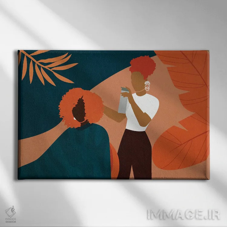 تابلو سالن شماره ۱ اثر دومونیک براون - نمای روبهرو روی دیوار