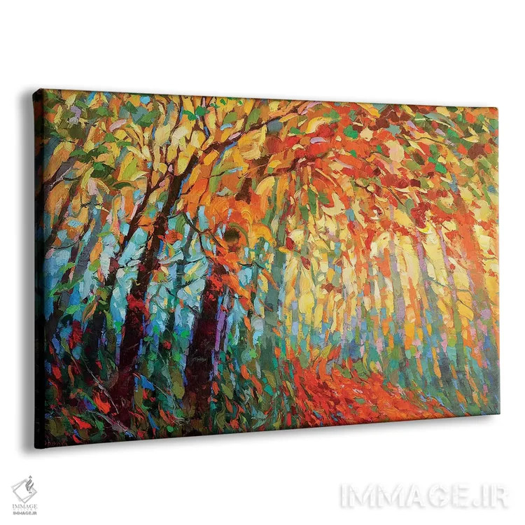 تابلو تور پاییزی اثر دمیتری اسپیروس - نمای پرسپکتیو محصول