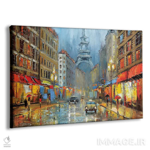 تابلو پاریس (فرانسه) اثر دمیتری اسپیروس - نمای پرسپکتیو محصول