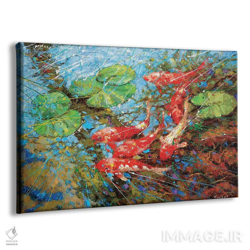 تابلو ماهی قرمز اثر دمیتری اسپیروس - نمای پرسپکتیو محصول
