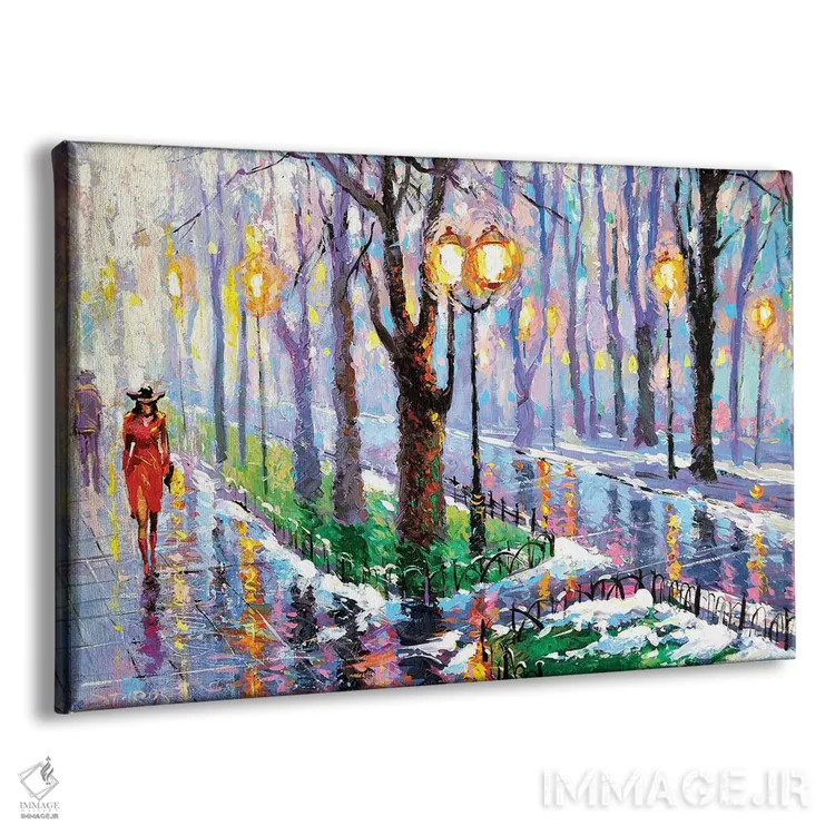 تابلو پارک بهاری اثر دمیتری اسپیروس - نمای پرسپکتیو محصول