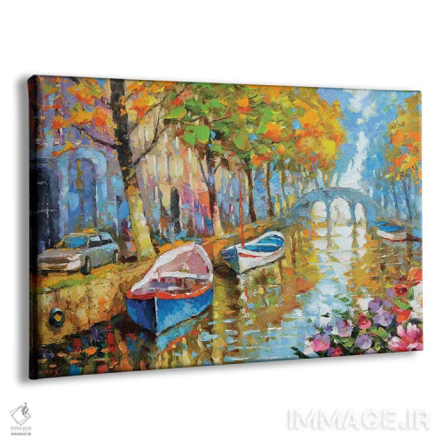 تابلو عطر خوش پاییز اثر دمیتری اسپیروس - نمای پرسپکتیو محصول