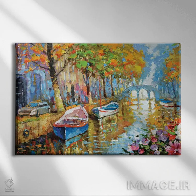 تابلو عطر خوش پاییز اثر دمیتری اسپیروس - نمای روبهرو روی دیوار