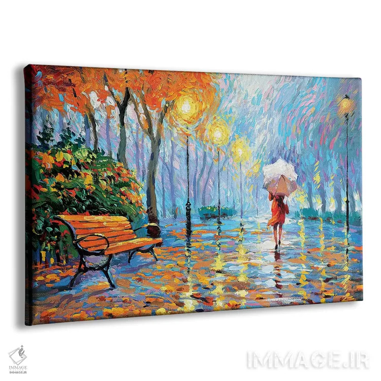 تابلو نفس پاییز اثر دمیتری اسپیروس - نمای پرسپکتیو محصول