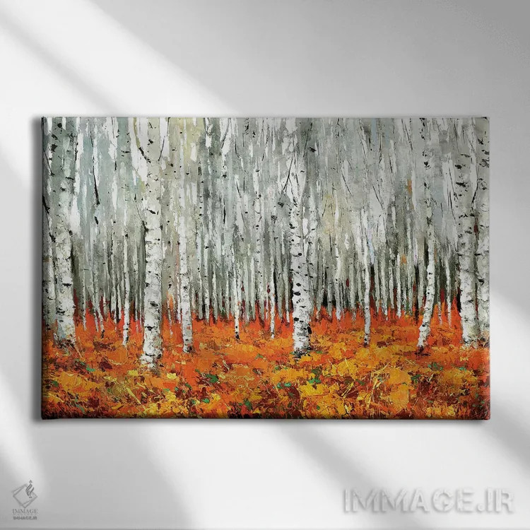 تابلو جنگل کانادایی (اسپانیایی) اثر دمیتری اسپیروس - نمای روبهرو روی دیوار