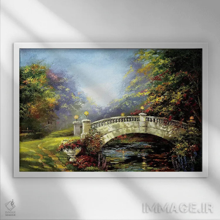 تابلو پل اثر دمیتری اسپیروس - نمای قابدار سفید