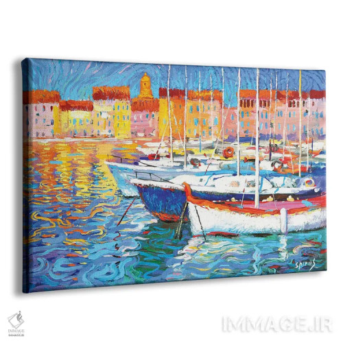 تابلو نور عصرگاهی اثر دمیتری اسپیروس - نمای پرسپکتیو محصول