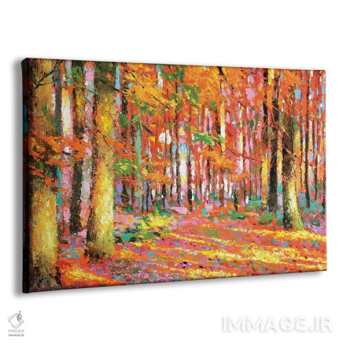 تابلو پاییز طلایی ۲ اثر دمیتری اسپیروس - نمای پرسپکتیو محصول