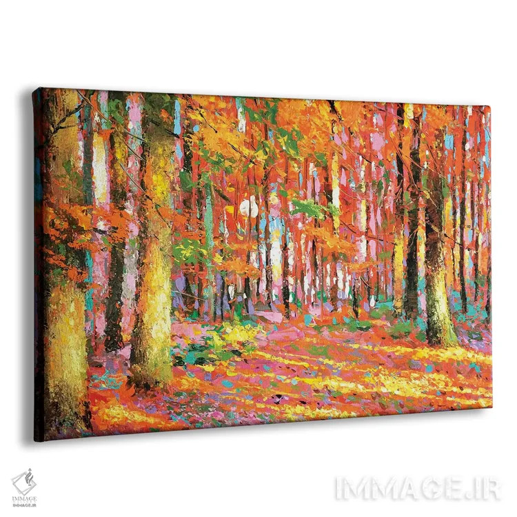 تابلو پاییز طلایی ۲ اثر دمیتری اسپیروس - نمای پرسپکتیو محصول