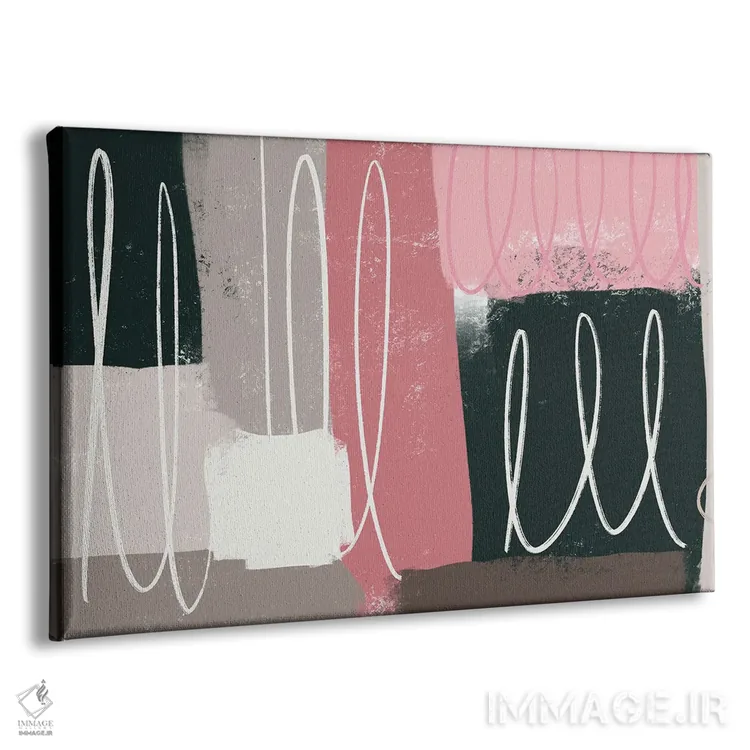 تابلو بهشت صورتی اثر دلورس ناسکرنت - نمای پرسپکتیو محصول