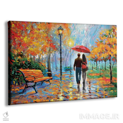 تابلو ما در پارک ملاقات کردیم ۲ اثر دمیتری اسپیروس - نمای پرسپکتیو محصول