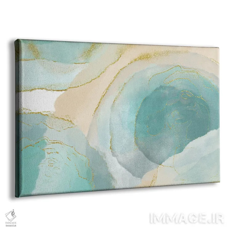 تابلو آبی ساحل وایکیکی (هاوایی) اثر دلورس ناسکرنت - نمای پرسپکتیو محصول