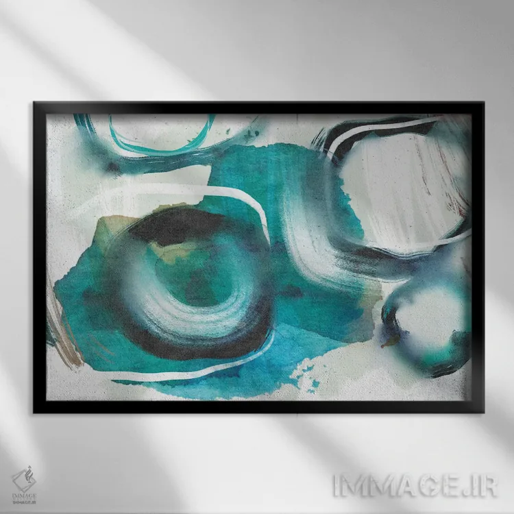 تابلو نجوای نرم اثر دلورس ناسکرنت - نمای قابدار مشکی