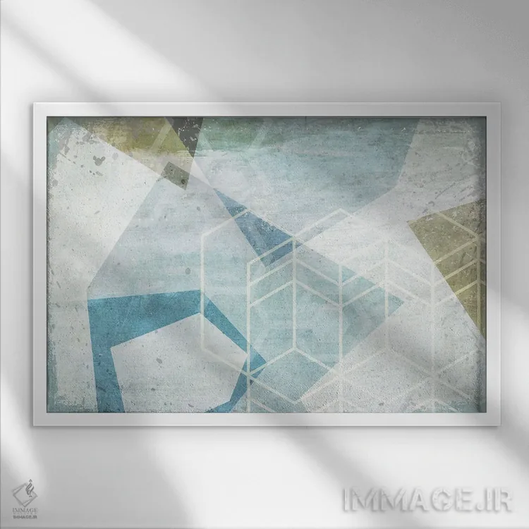 تابلو سازگاری اثر دلورس ناسکرنت - نمای قابدار سفید