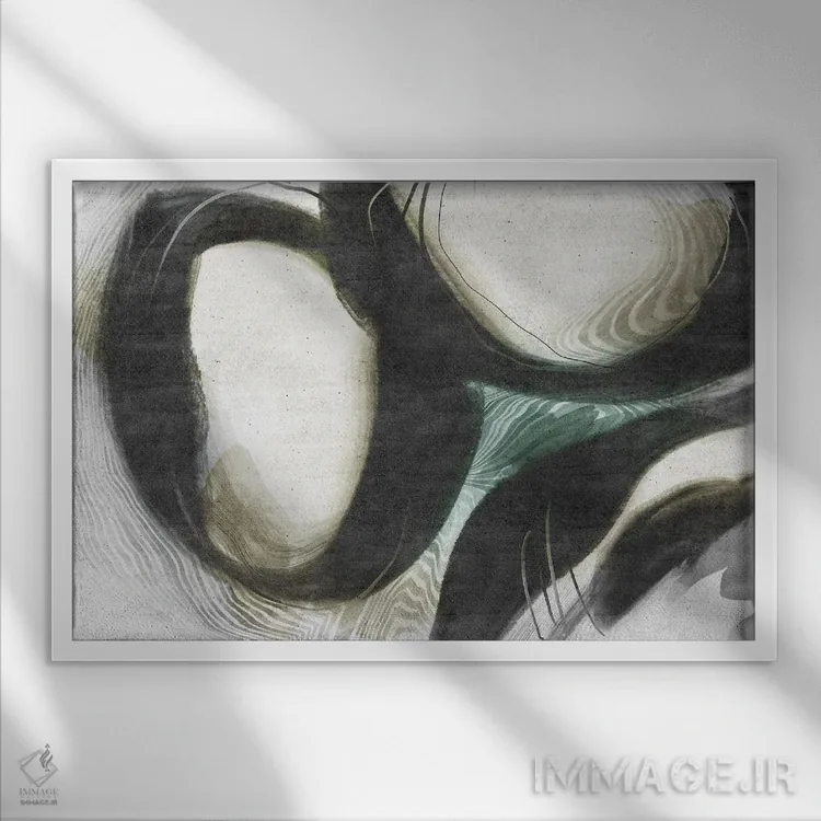 تابلو آگاهی اثر دلورس ناسکرنت - نمای قابدار سفید