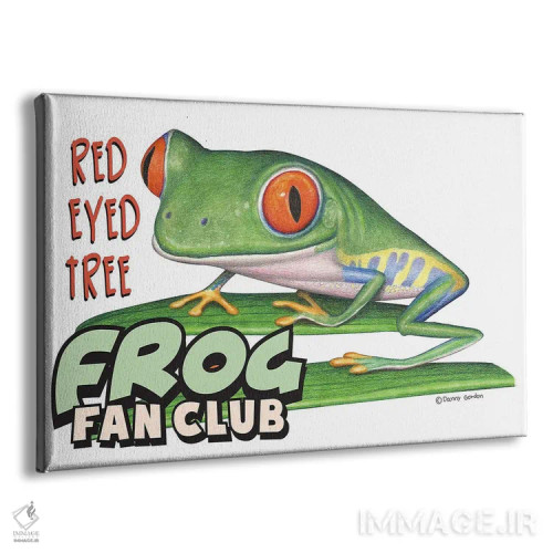 تابلو باشگاه هواداران قورباغهٔ درختی چشمقرمز اثر دنی گوردون - نمای پرسپکتیو محصول