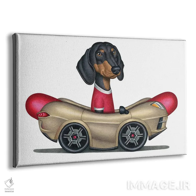 تابلو داشهوند بوریس در خودروی هاتداگ اثر دنی گوردون - نمای پرسپکتیو محصول