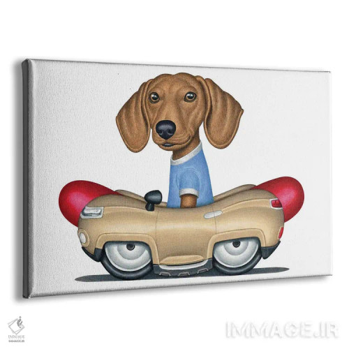 تابلو داشهوند باستر در خودروی هاتداگ اثر دنی گوردون - نمای پرسپکتیو محصول