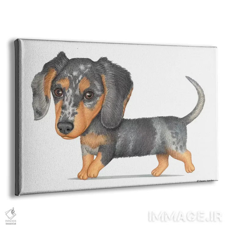 تابلو داشهوند اثر دنی گوردون - نمای پرسپکتیو محصول