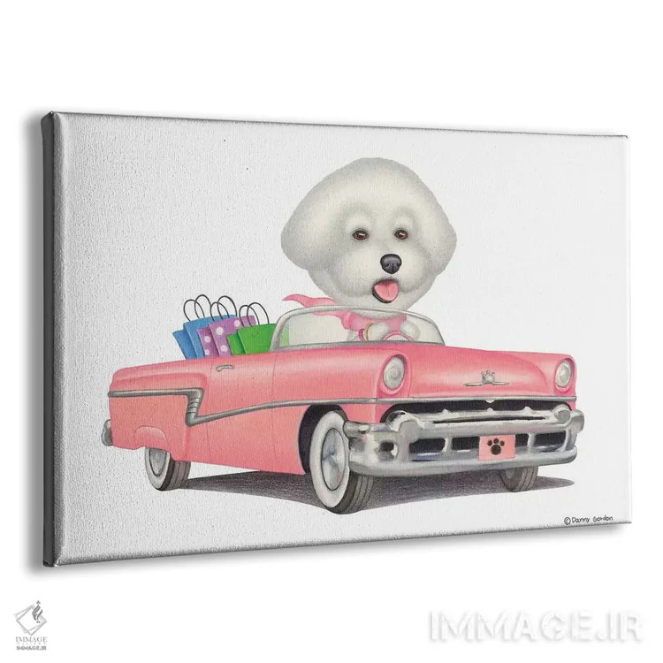 تابلو بیشان فریزه اثر دنی گوردون - نمای پرسپکتیو محصول