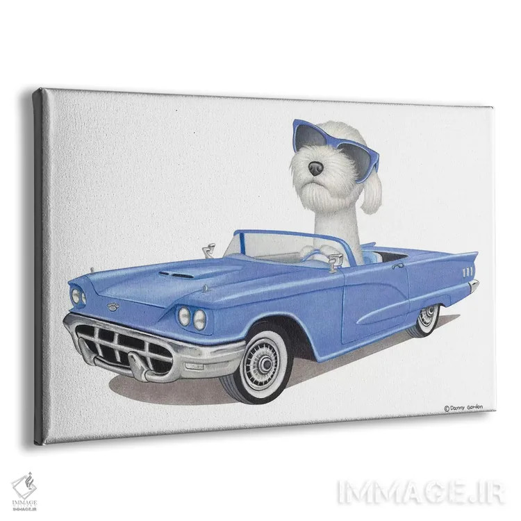 تابلو لابرادودل اثر دنی گوردون - نمای پرسپکتیو محصول