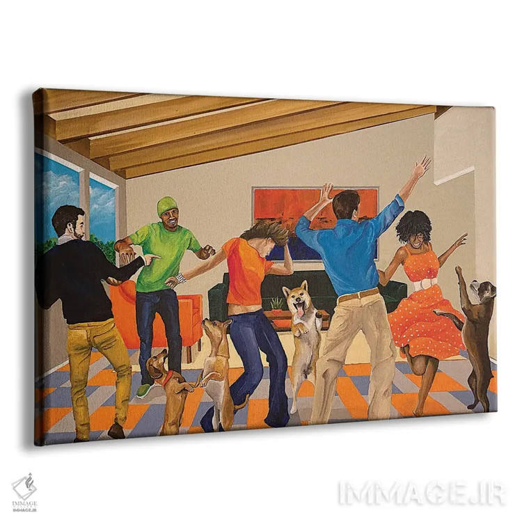 تابلو مهمانی رقص اثر دن نلسون - نمای پرسپکتیو محصول