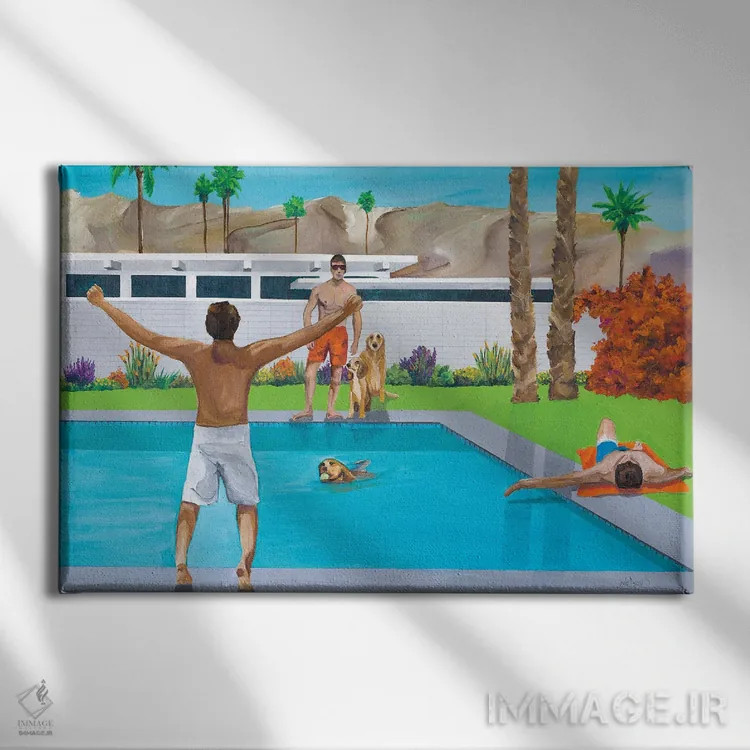 تابلو بیاور اثر دن نلسون - نمای روبهرو روی دیوار