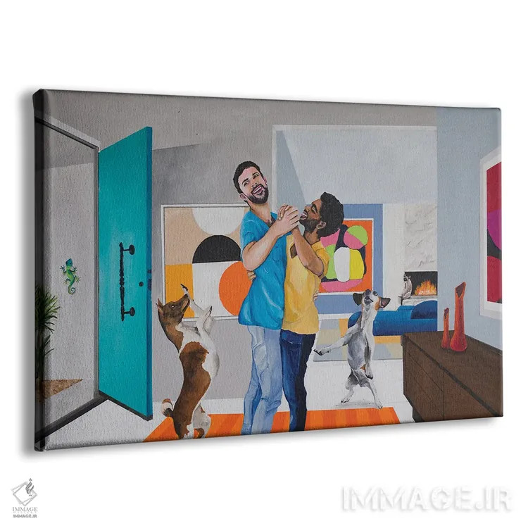 تابلو جشن اثر دن نلسون - نمای پرسپکتیو محصول