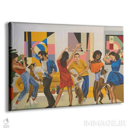 تابلو مهمانی رقص ۲ اثر دن نلسون - نمای پرسپکتیو محصول